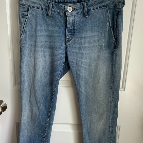 Haikure ~ Low Rise Skinny Distressed Jeans - Picture 1 of 8